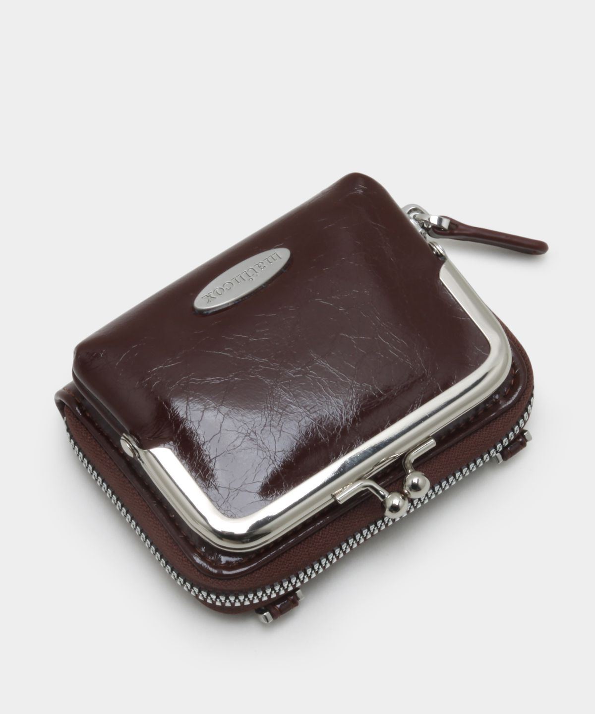 마틴콕스(MATINCOX) kisslock Card Wallet - Chocolate