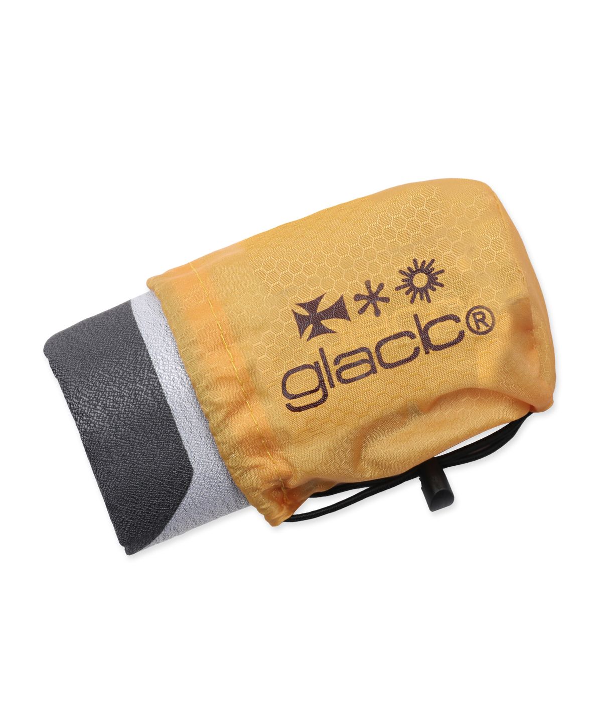 글랙(GLACK) GACTAR005 로고 스포츠 타올 (CHARCOAL)