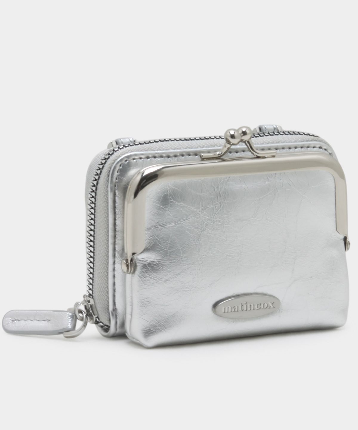 마틴콕스(MATINCOX) kisslock Card Wallet - Silver