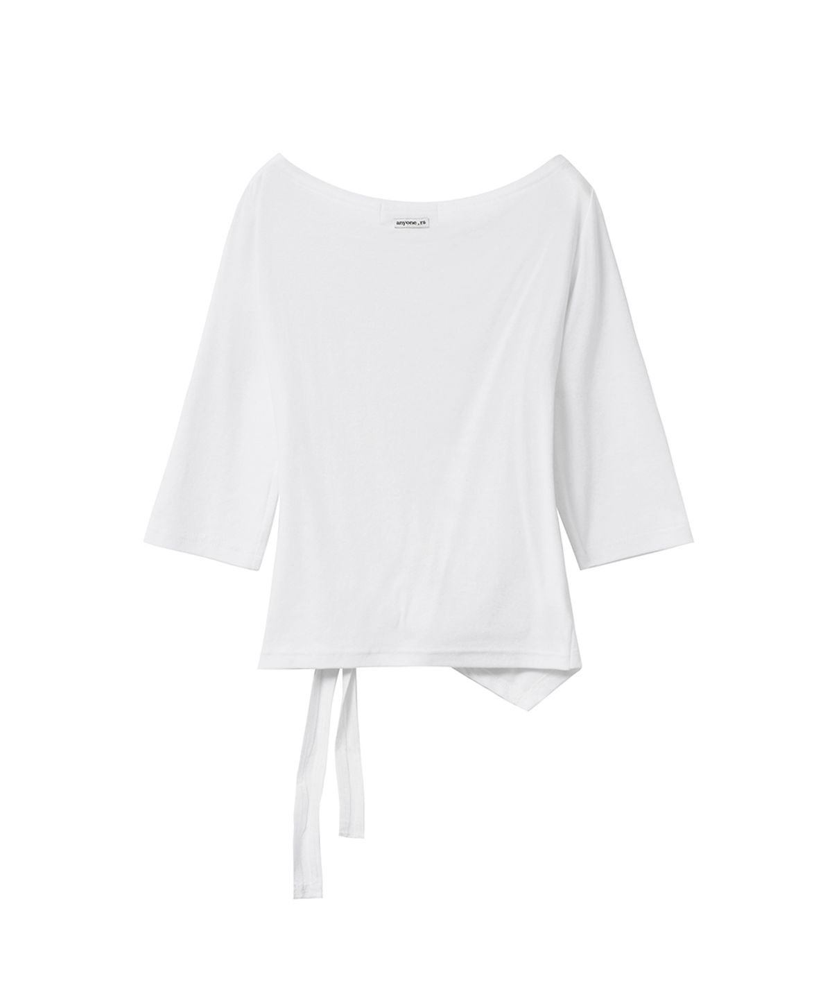 렌세(RENSE) Stud Tie Top White