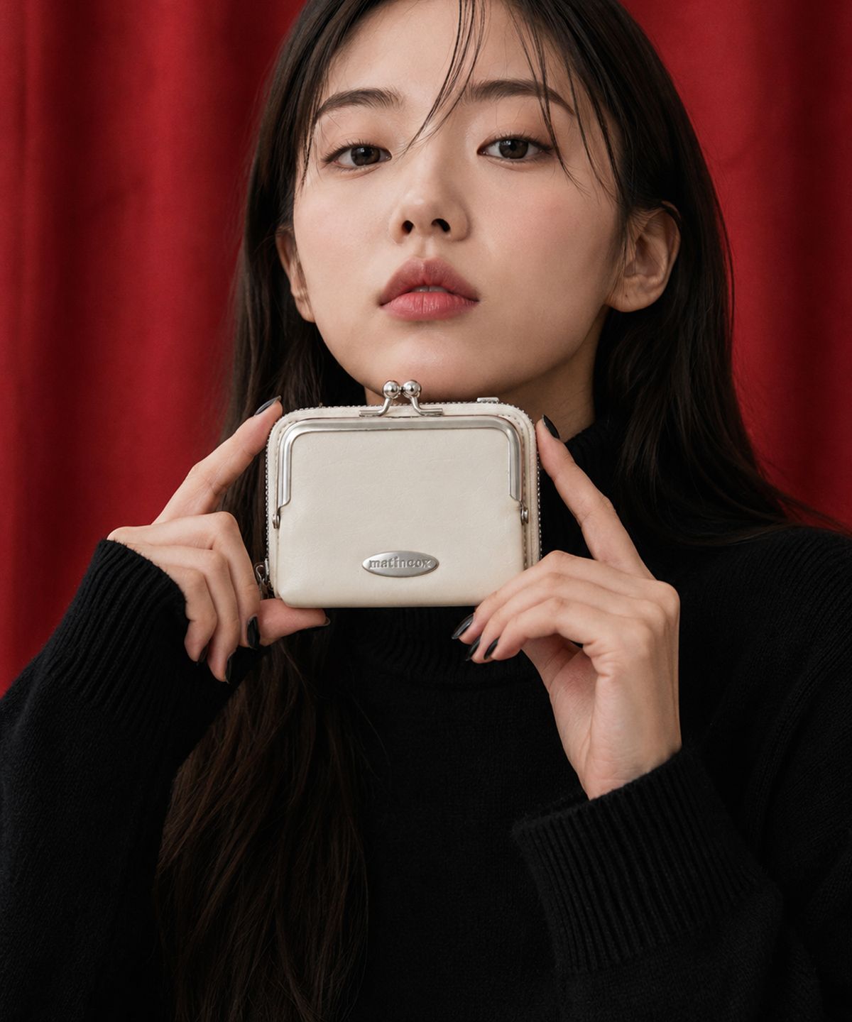 마틴콕스(MATINCOX) kisslock Card Wallet -Cream