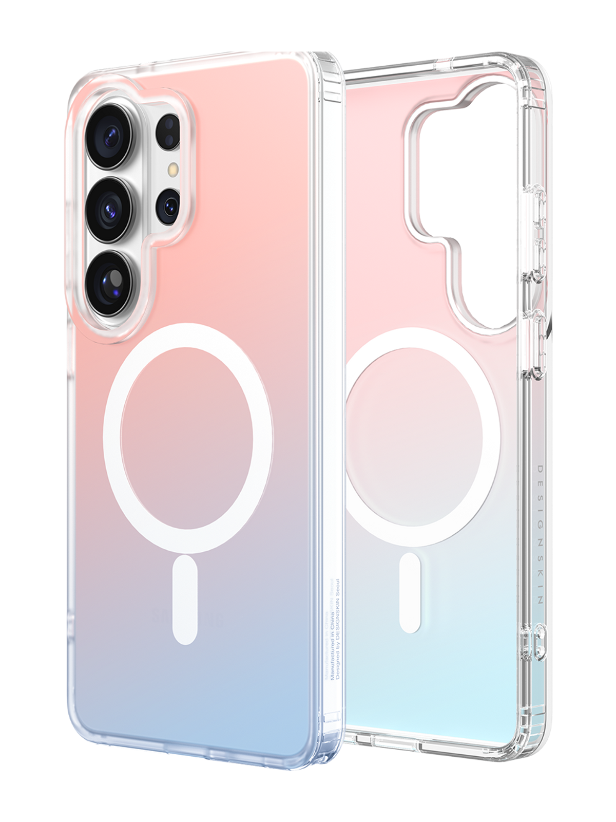 디자인스킨(DESIGNSKIN) 갤럭시S26 플러스 울트라 피닉스 범퍼 맥세이프 홀로그램 케이스