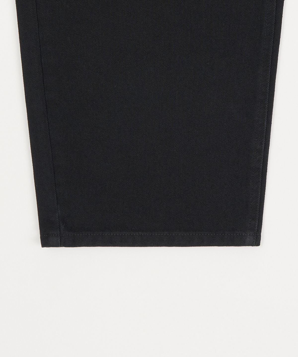 엑스컨테이너(EXCONTAINER) 데일리 커브드 코튼 팬츠 (BLACK)