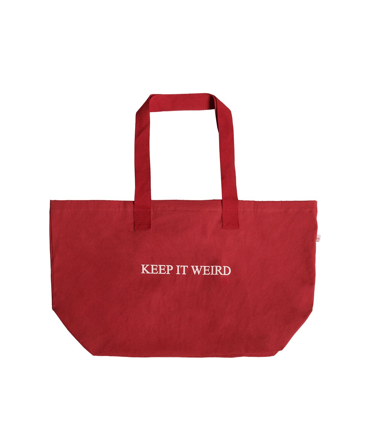 1011갤러리(1011 GALLERY) Gallery Logo Tote Bag - Red