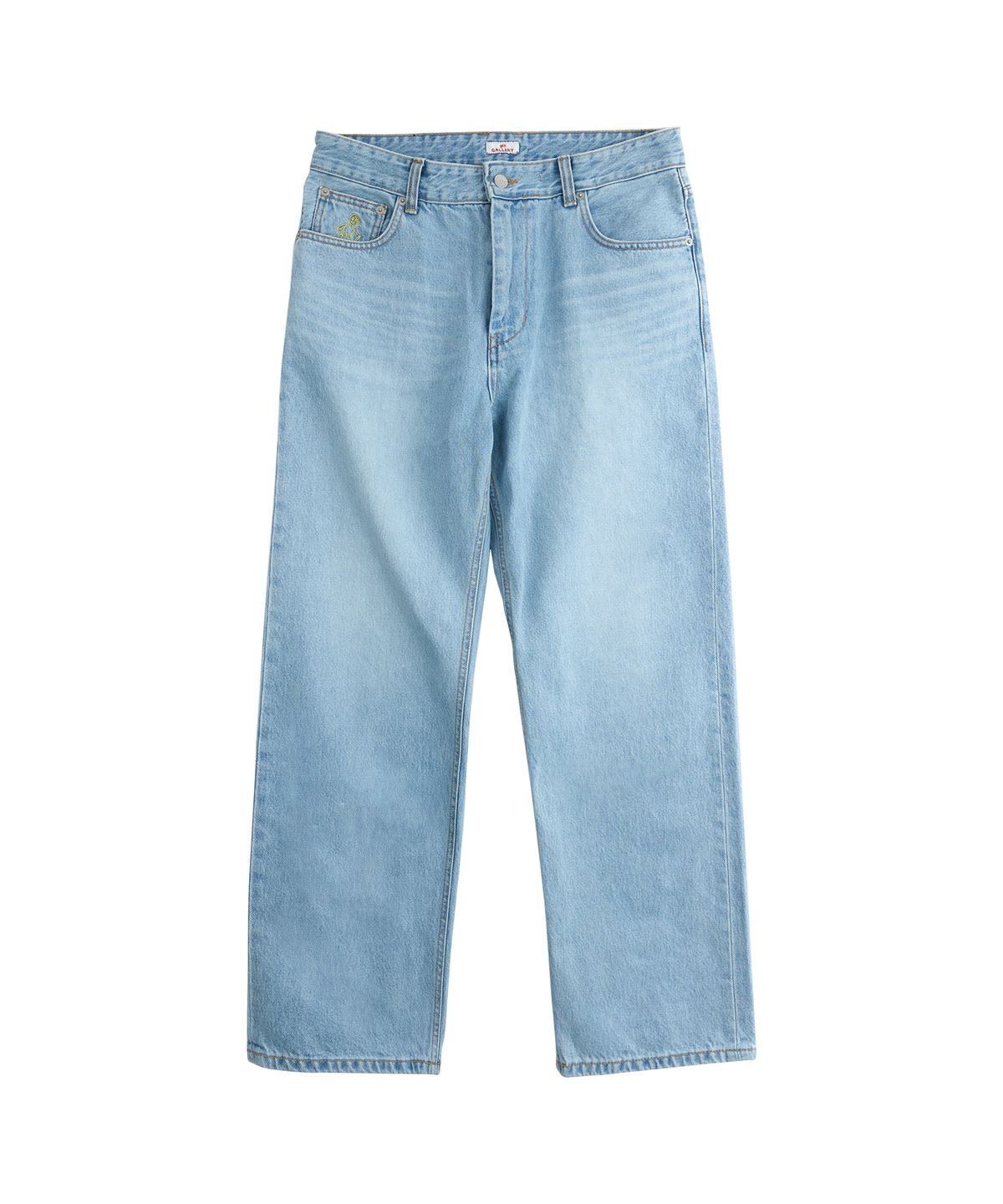 1011갤러리(1011 GALLERY) Gallery Denim Skate Pants  - Light Blue