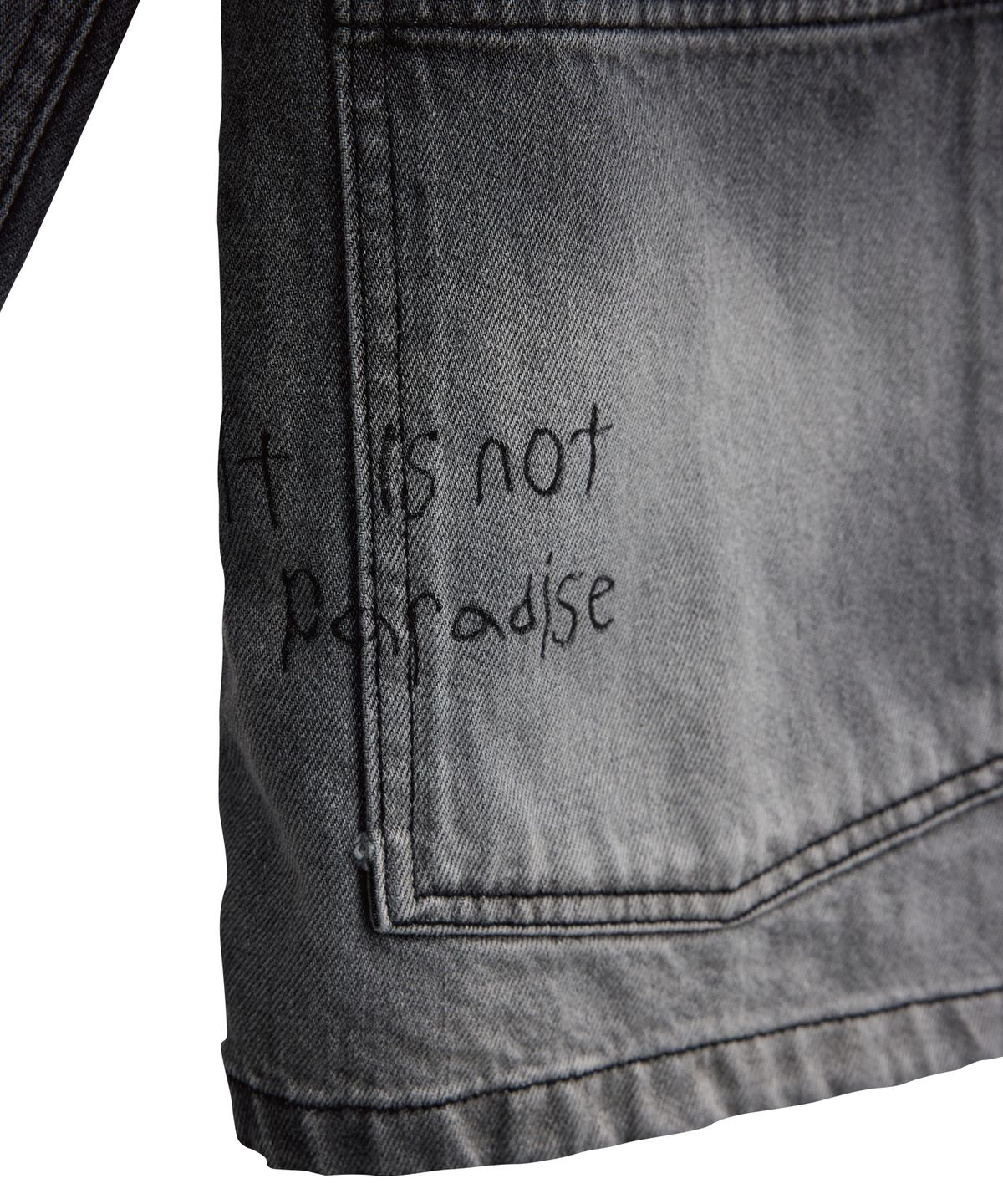 1011갤러리(1011 GALLERY) Cotton Chore Jacket - Washed Black