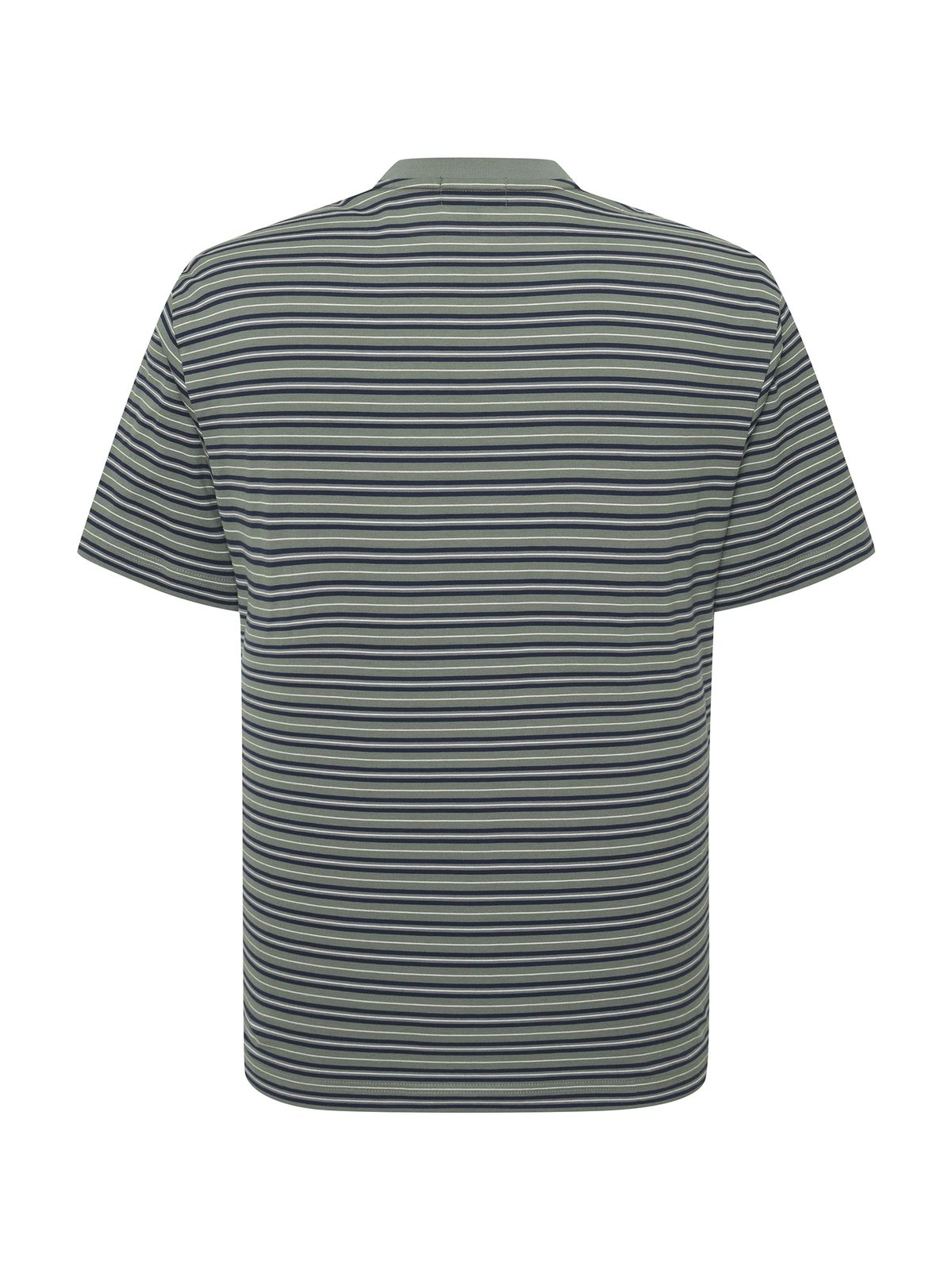 케이투(K2) FOR:REST 스트라이프 반팔 티셔츠_SOFT G/KHAKI