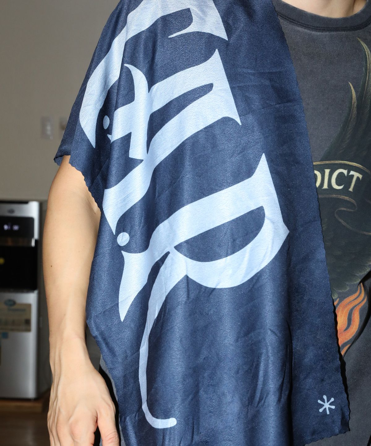 글랙(GLACK) GACTAR005 로고 스포츠 타올 (NAVY)