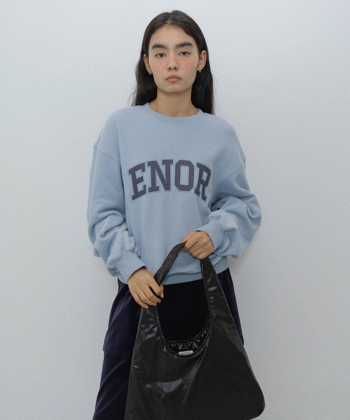 엔오르(EN OR) [CORE][기모X] ENOR CORE SWEATSHIRT - LIGHT BLUE