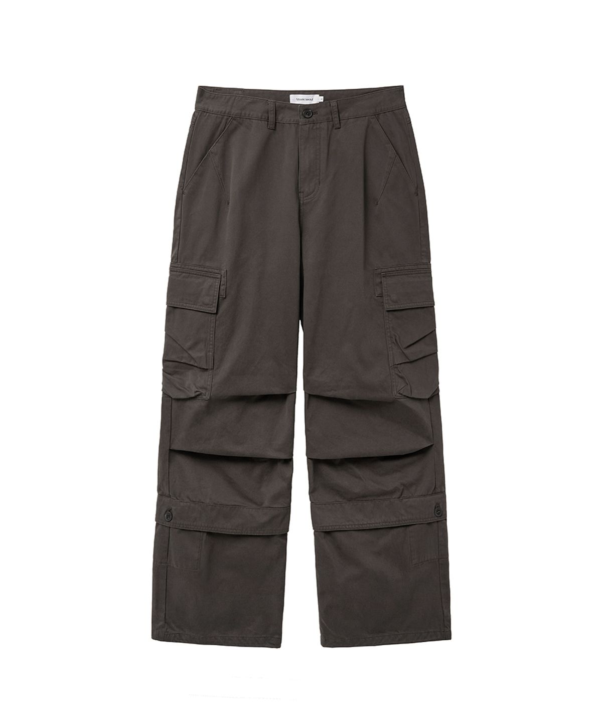 미세키서울 맨(MISEKISEOUL MEN) Multi wide cargo pants CHARCOAL