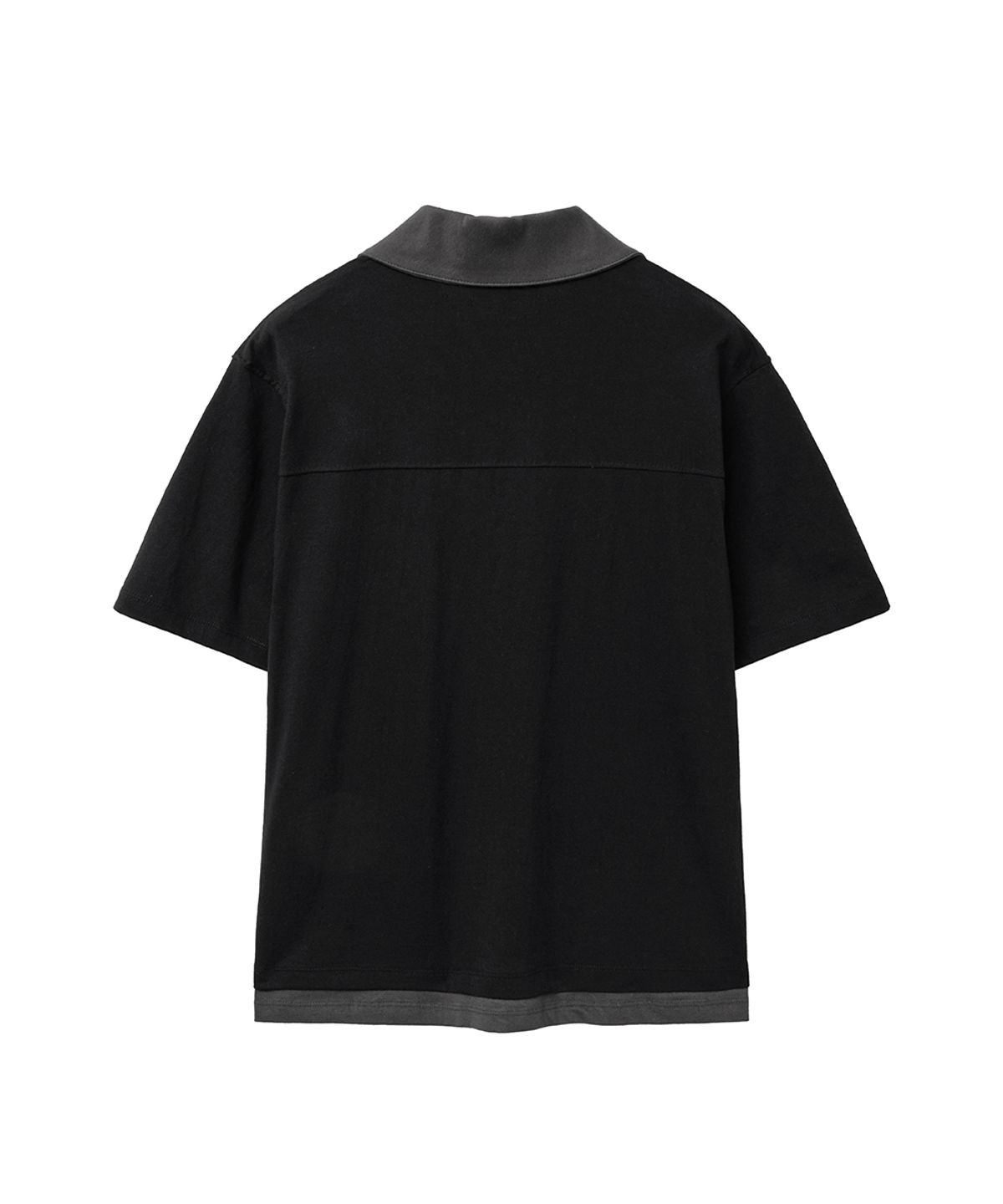 미세키서울 맨(MISEKISEOUL MEN) Layered pk t-shirt BLACK