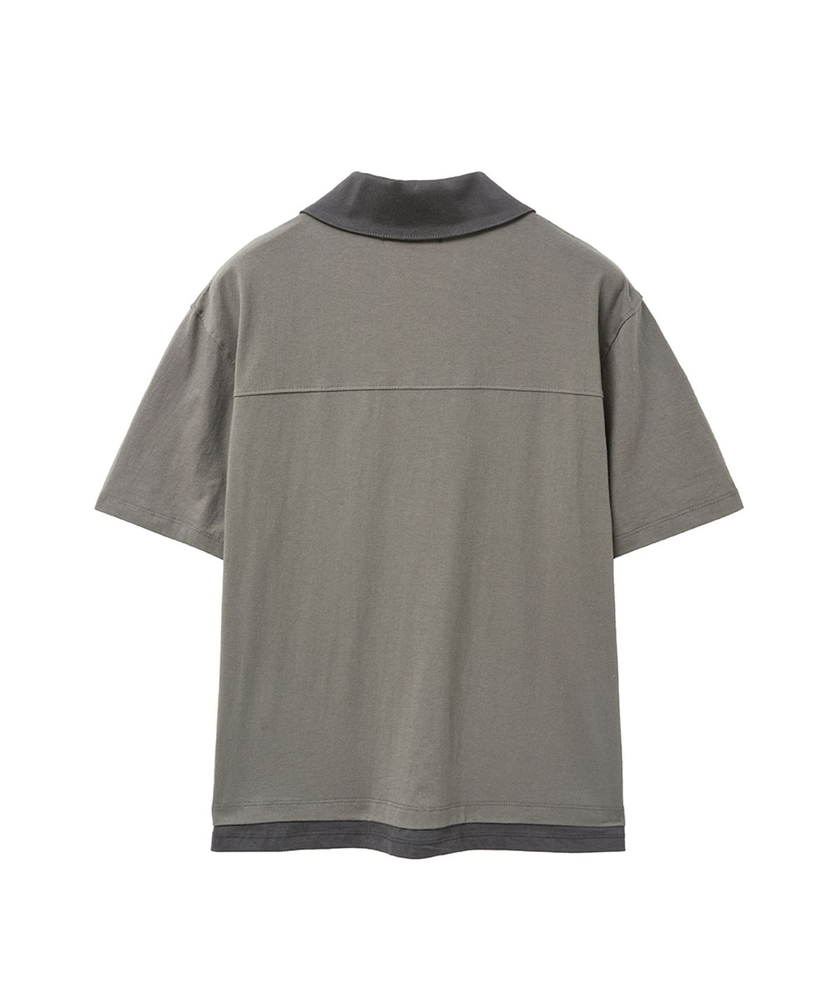 미세키서울 맨(MISEKISEOUL MEN) Layered pk t-shirt TAUPE