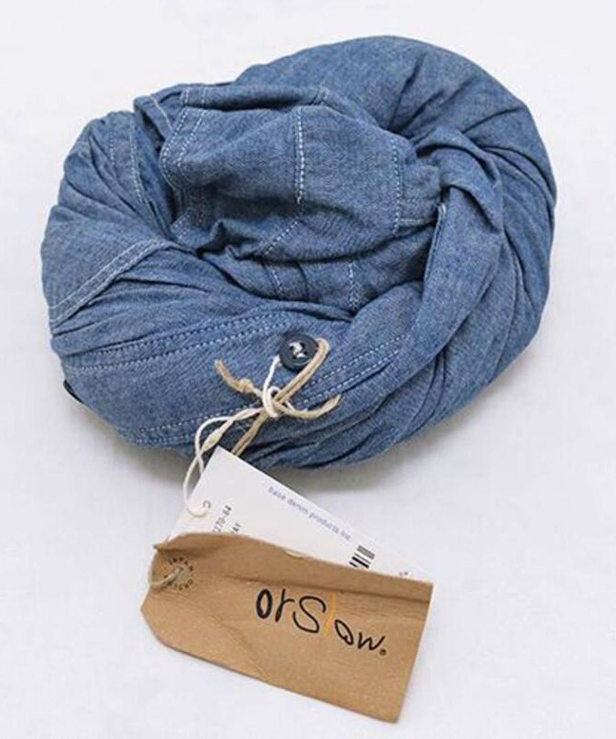 오어슬로우(ORSLOW) RELAX FIT CHAMBRAY WORK SHIRT - BLUE