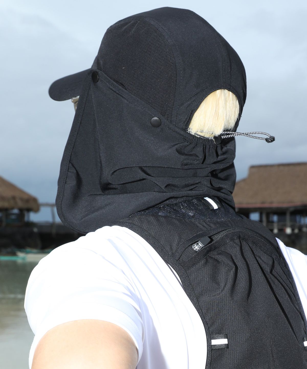 글랙(GLACK) GCTAR001 선 쉐이드 메쉬 캡 (BLACK)