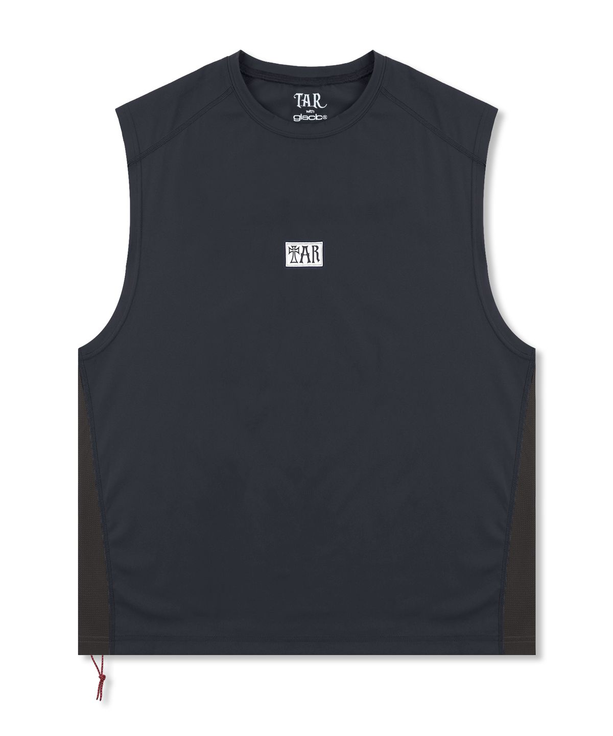 글랙(GLACK) GTTAR006 타르 크로스 슬리브리스 (BLACK)