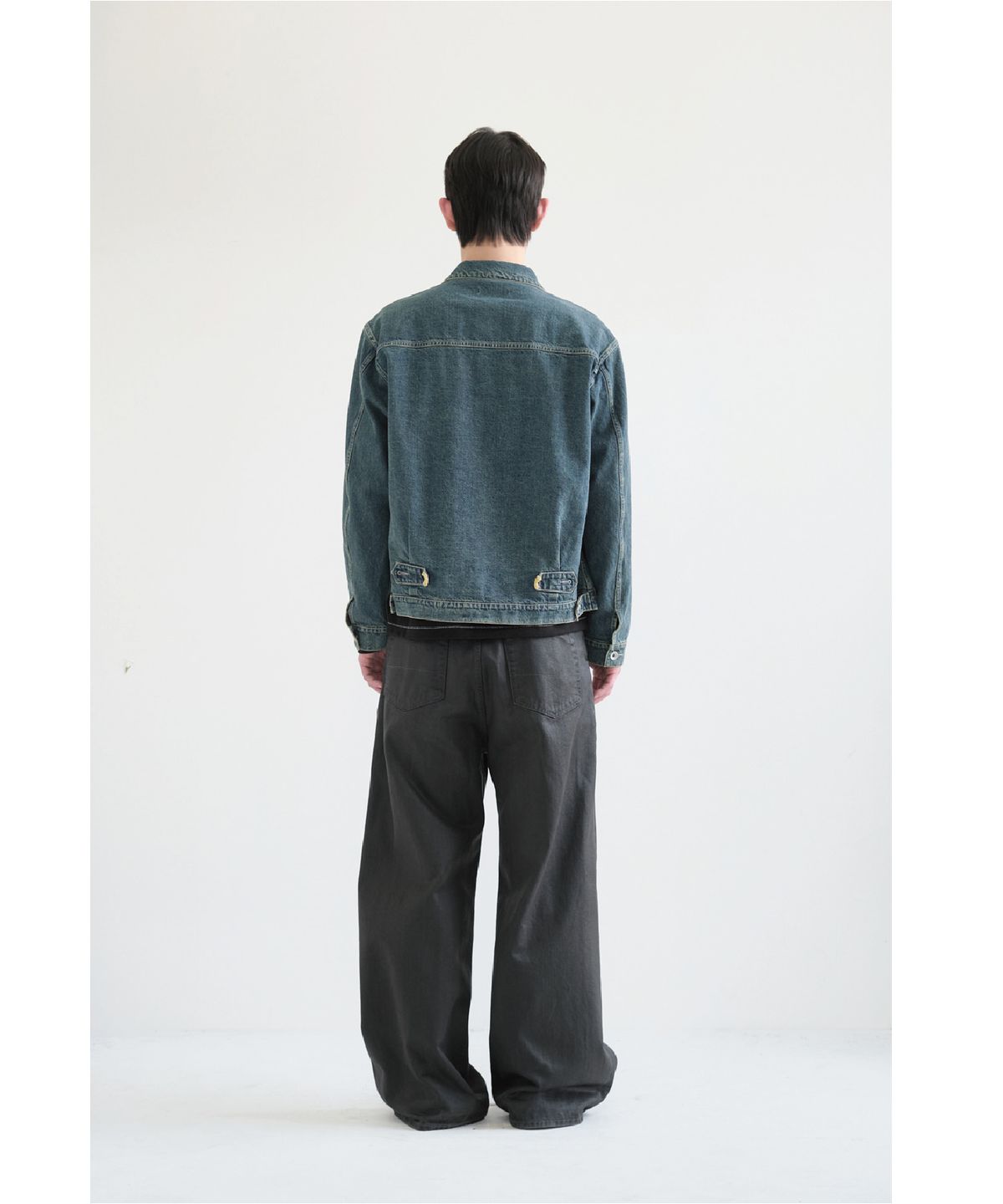 해칭룸(HATCHINGROOM) Trucker Jacket Vintage Blue