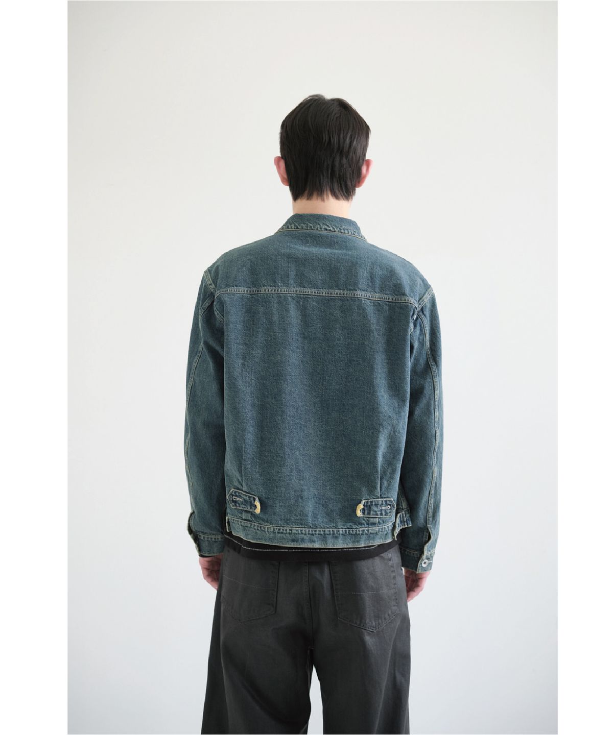 해칭룸(HATCHINGROOM) Trucker Jacket Vintage Blue