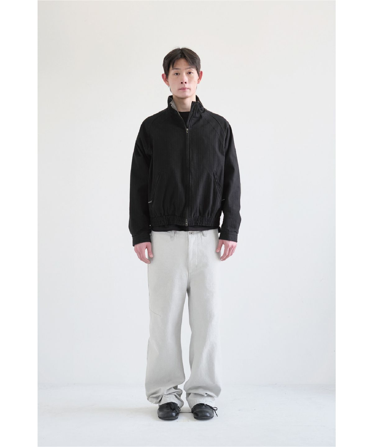 해칭룸(HATCHINGROOM) Delave Jacket Herringbone Black