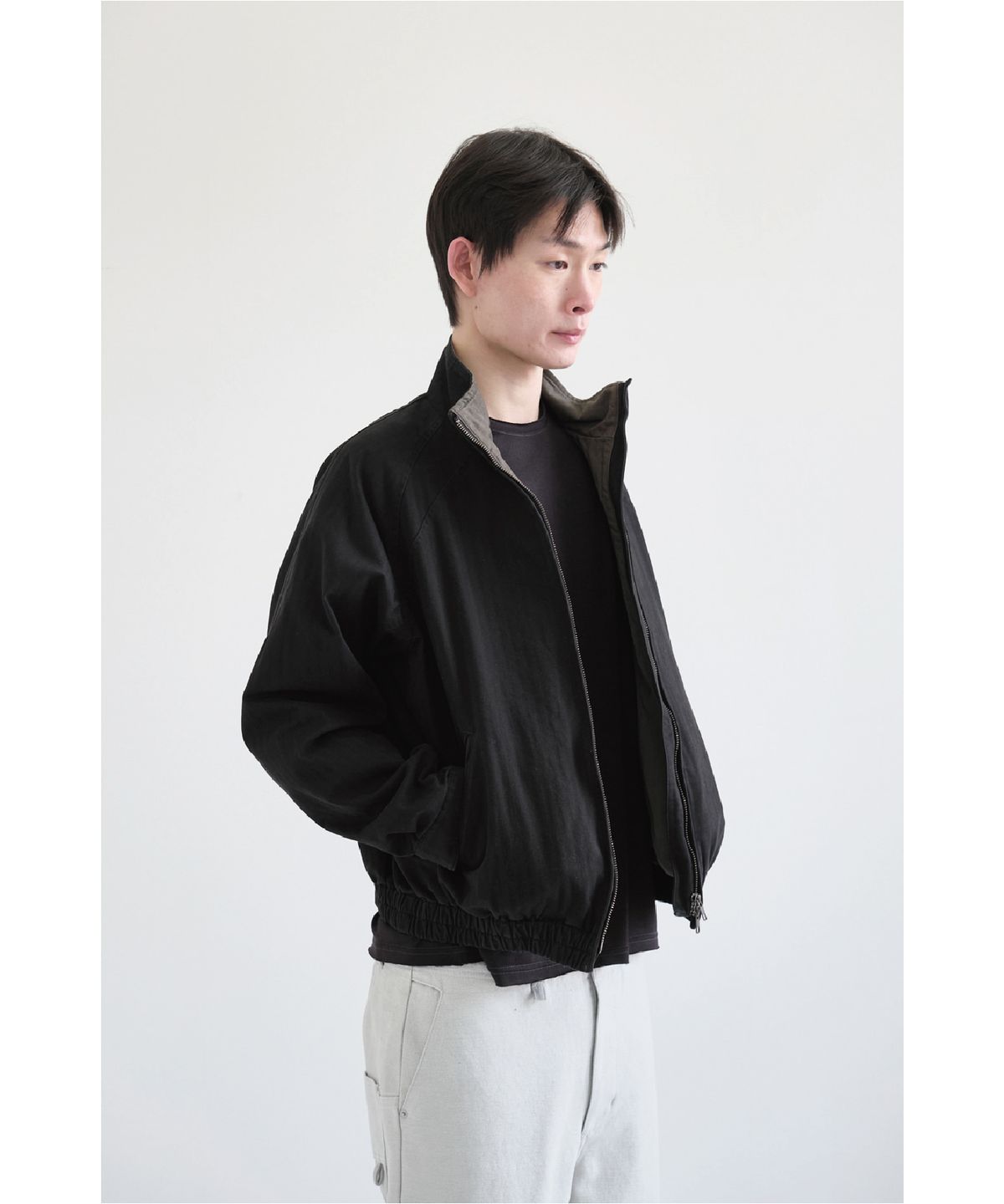 해칭룸(HATCHINGROOM) Delave Jacket Herringbone Black