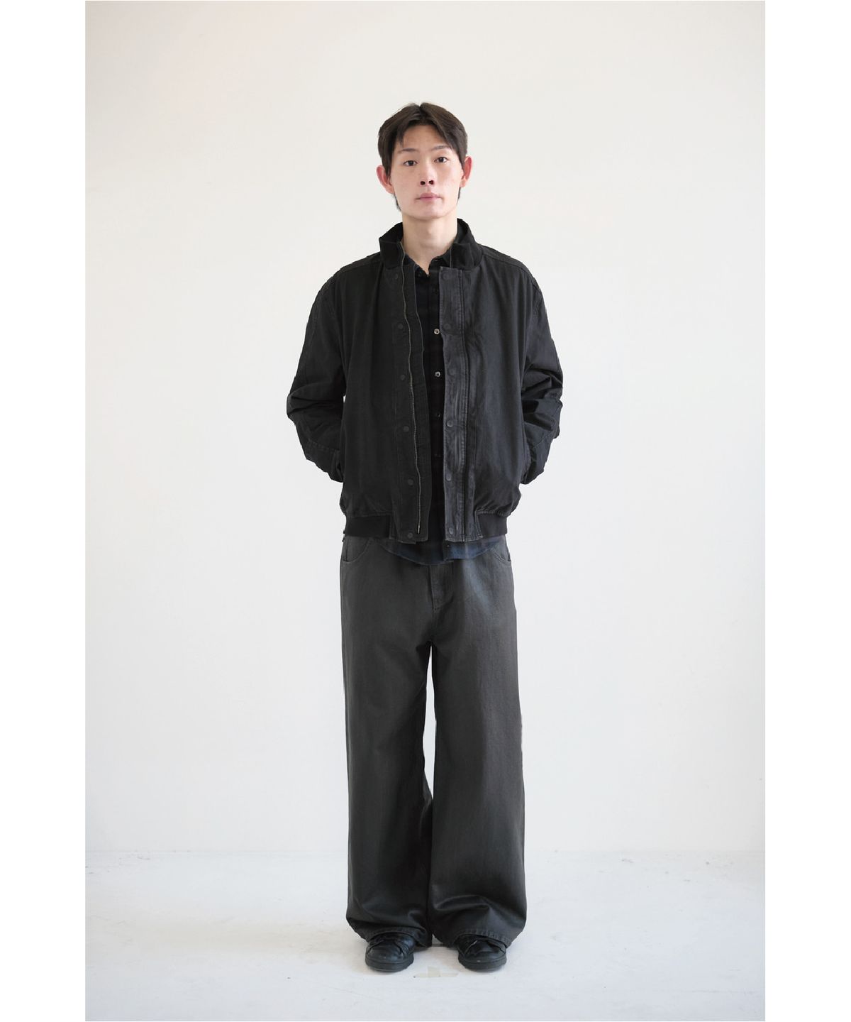 해칭룸(HATCHINGROOM) VTG Tanker Jacket Black