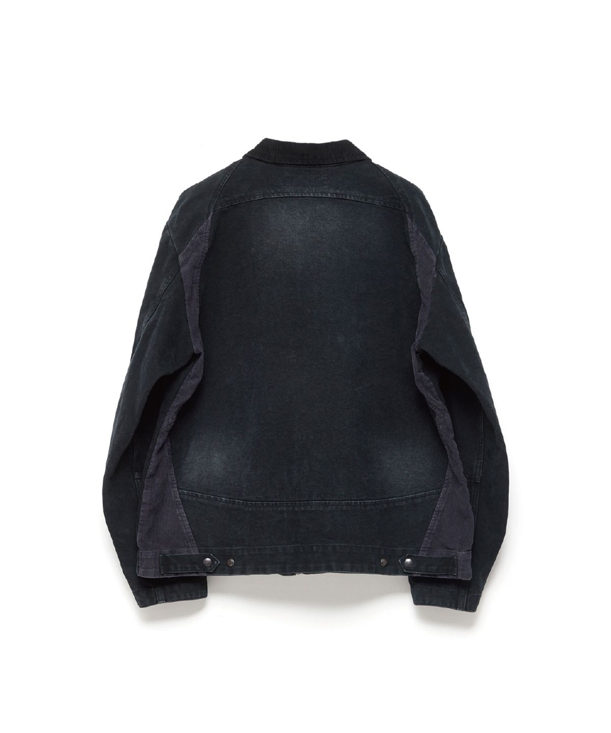해칭룸(HATCHINGROOM) Canvas Work Jacket Faded Black