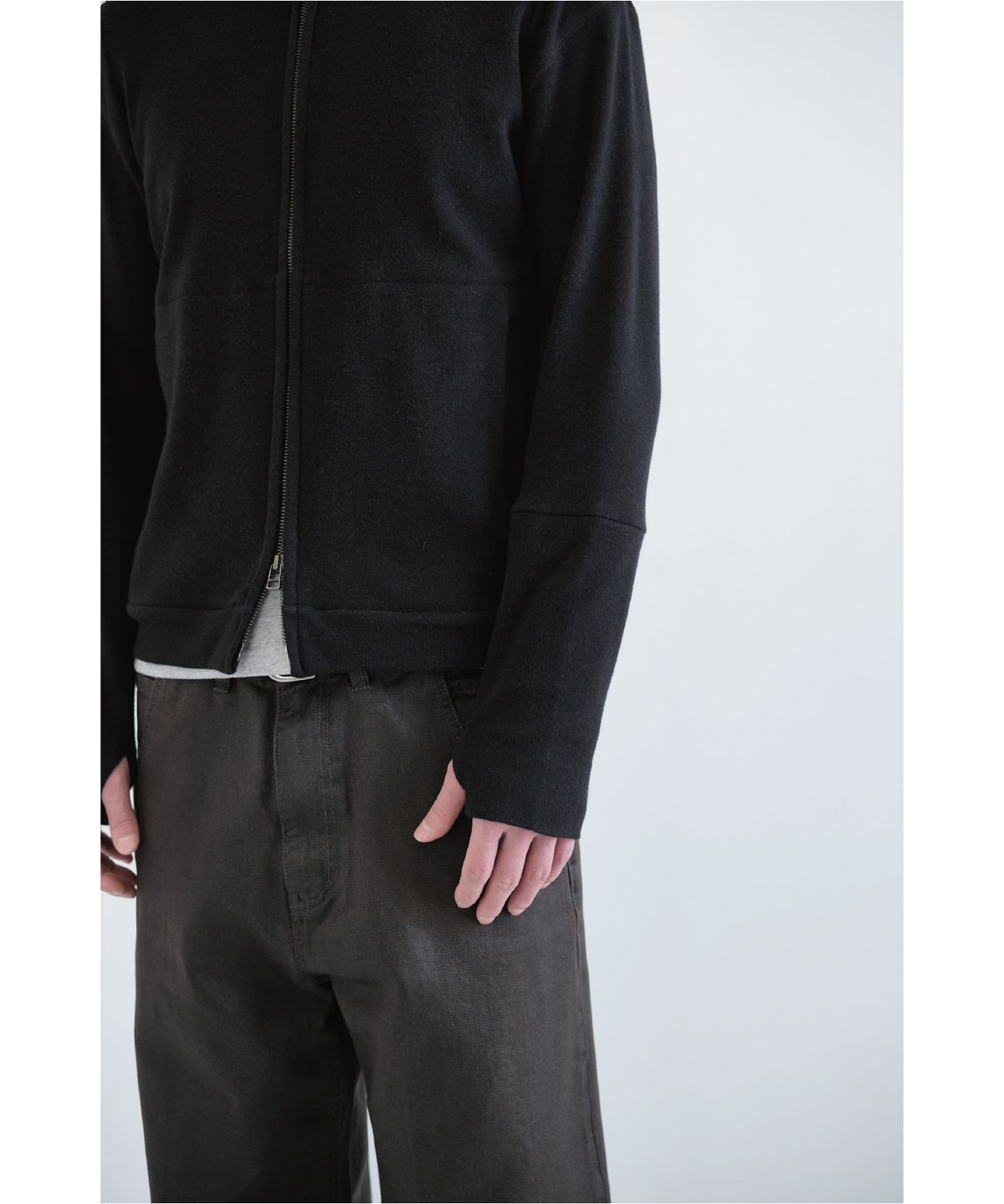 해칭룸(HATCHINGROOM) Layer Cardigan V2 Black