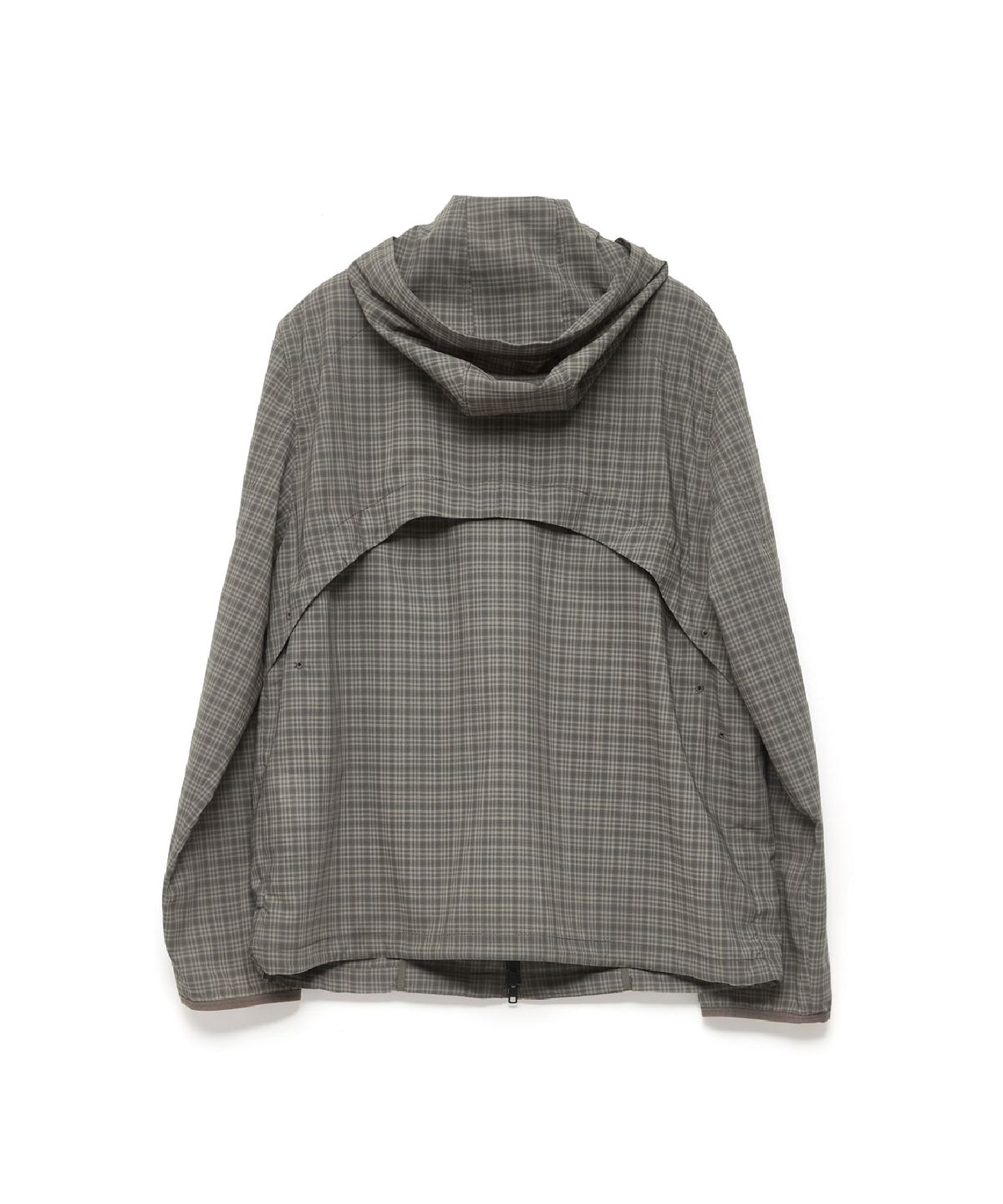 해칭룸(HATCHINGROOM) Vented WIndbreaker Wool Check Olive