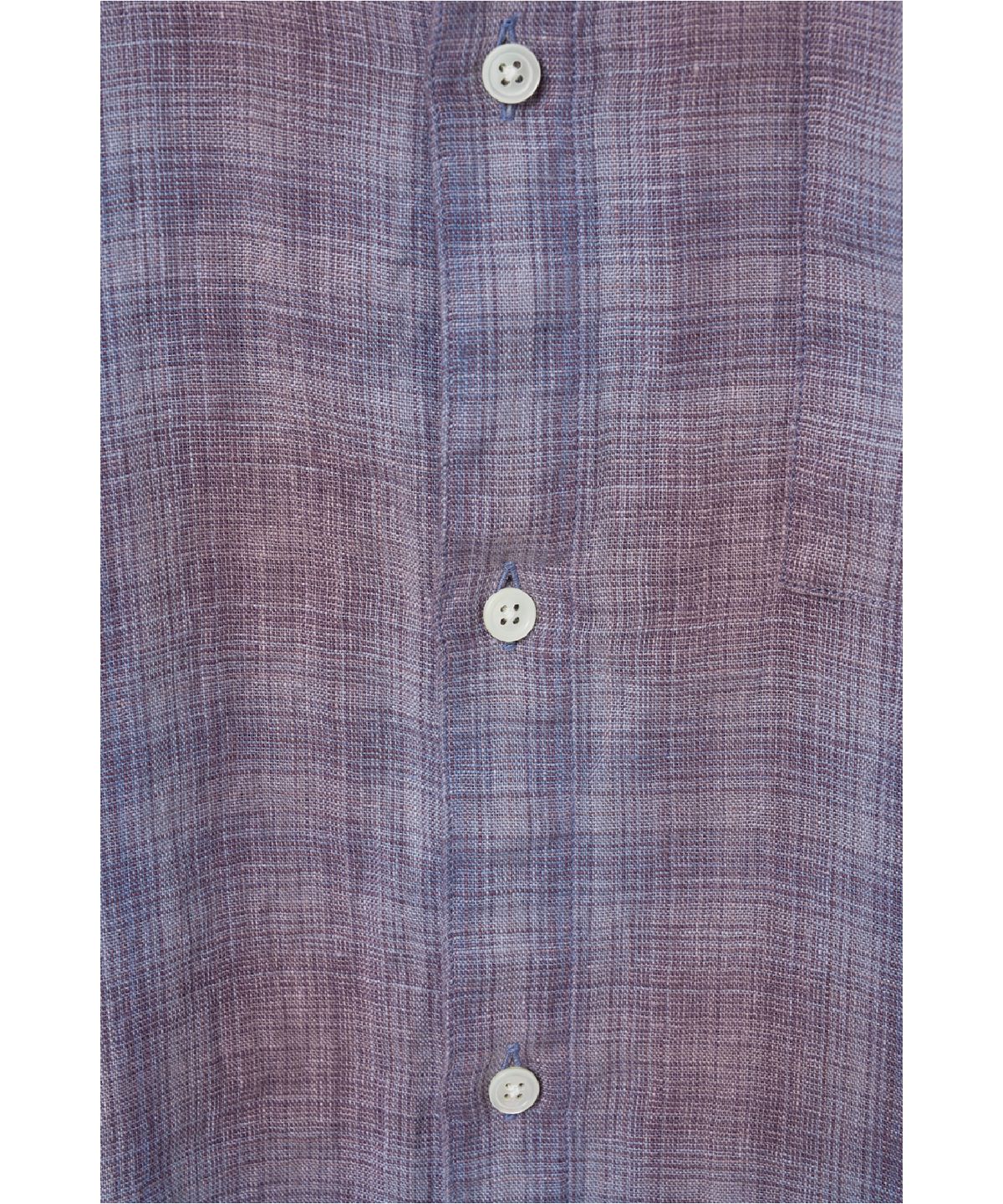 해칭룸(HATCHINGROOM) Museum Shirt Linen Check Purple