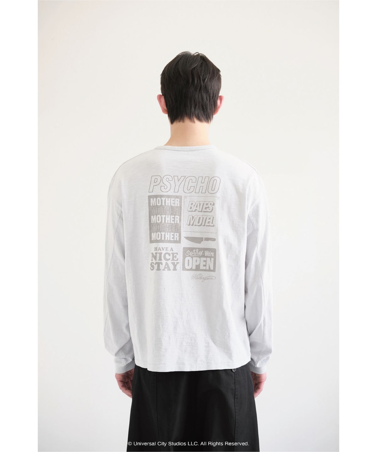해칭룸(HATCHINGROOM) Psycho Tee Light Grey