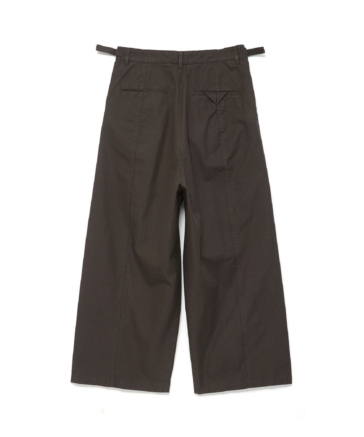 해칭룸(HATCHINGROOM) Slump Trousers Dark Brown
