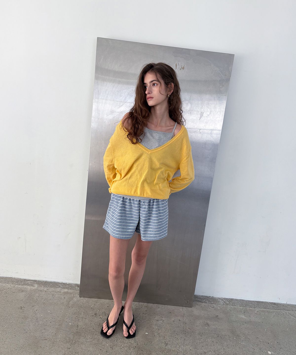 포에트서울(POETSEOUL) Cozy Stripe Shorts_blue
