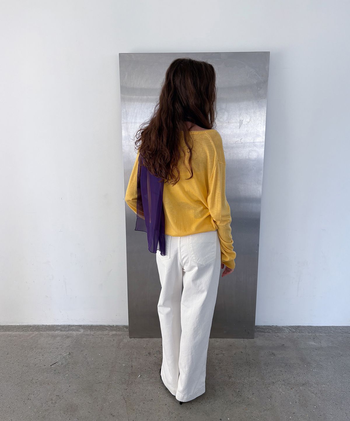 포에트서울(POETSEOUL) Deep V knit_yellow