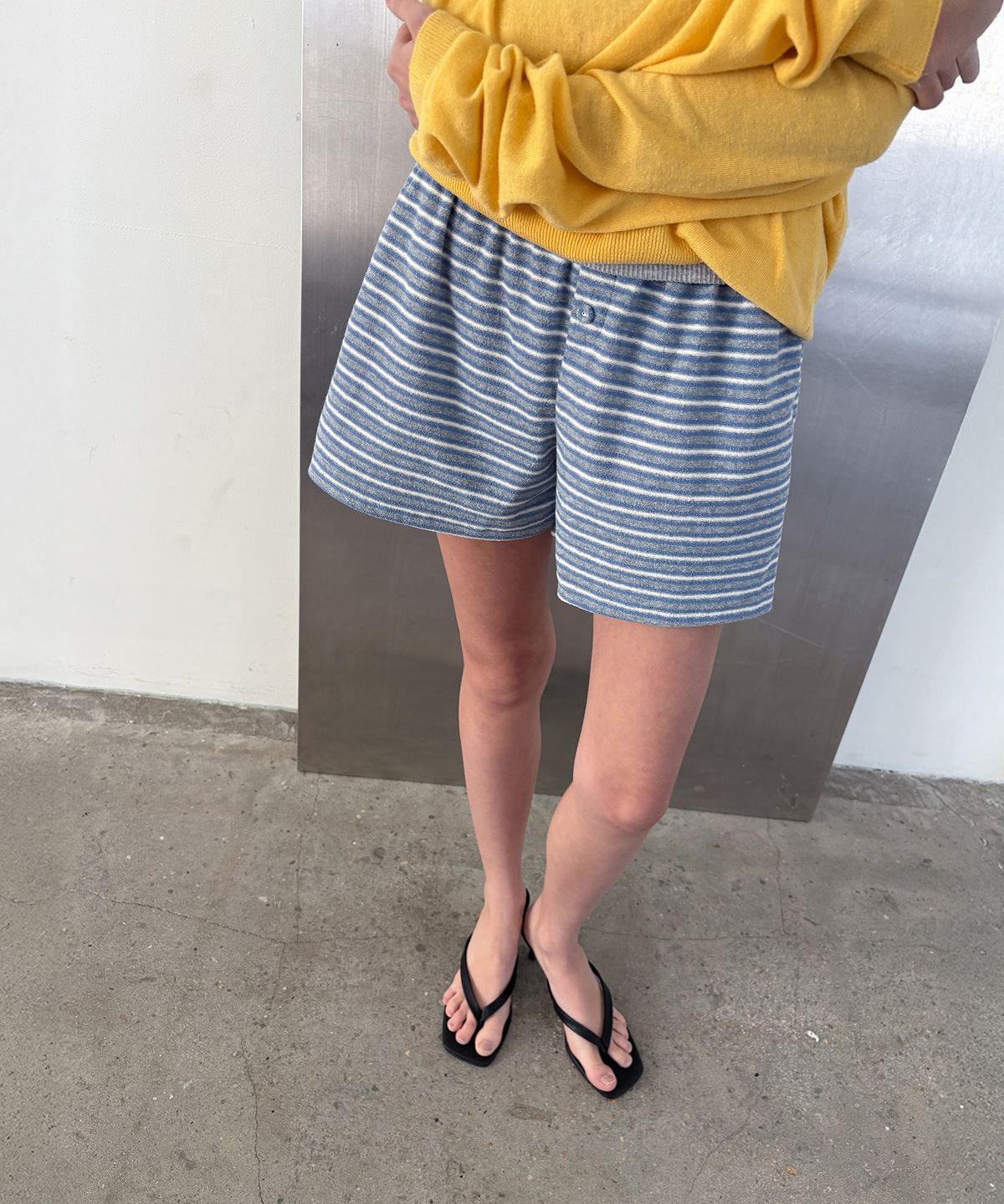 포에트서울(POETSEOUL) Deep V knit_yellow