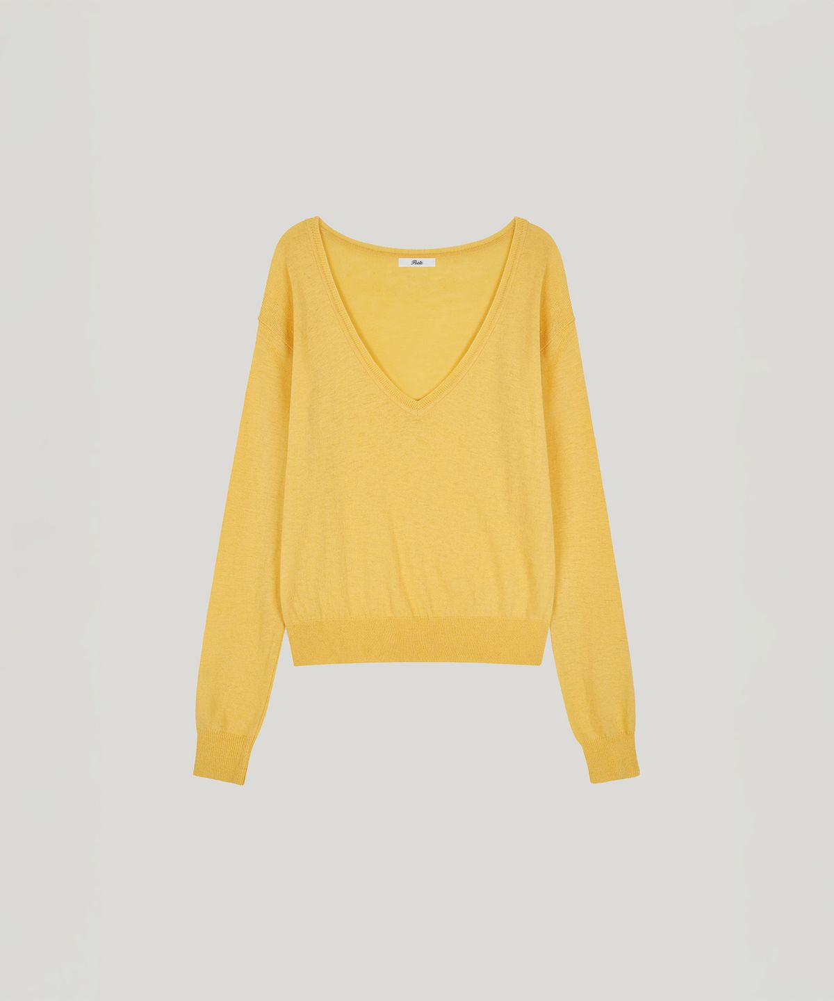 포에트서울(POETSEOUL) Deep V knit_yellow