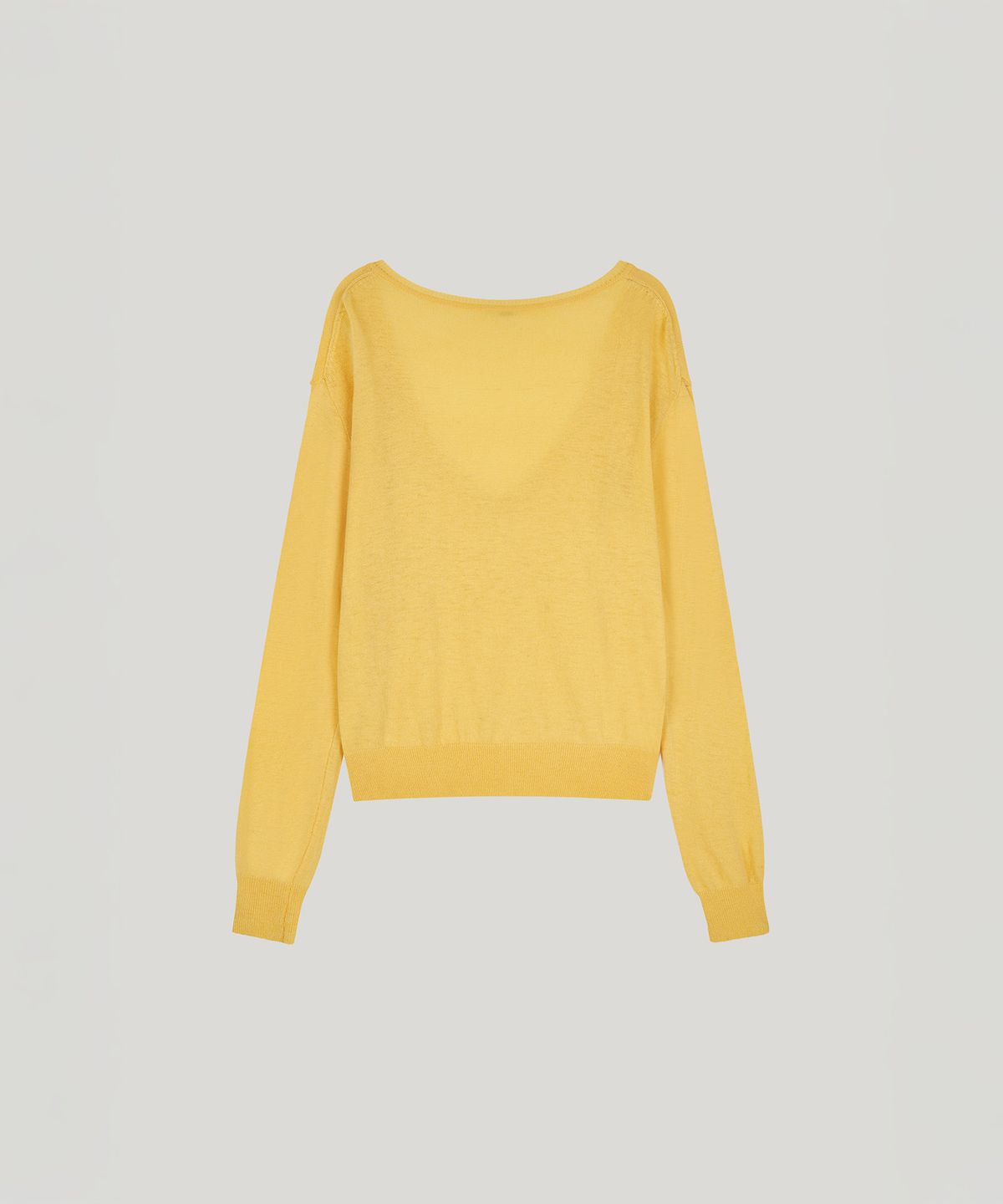 포에트서울(POETSEOUL) Deep V knit_yellow