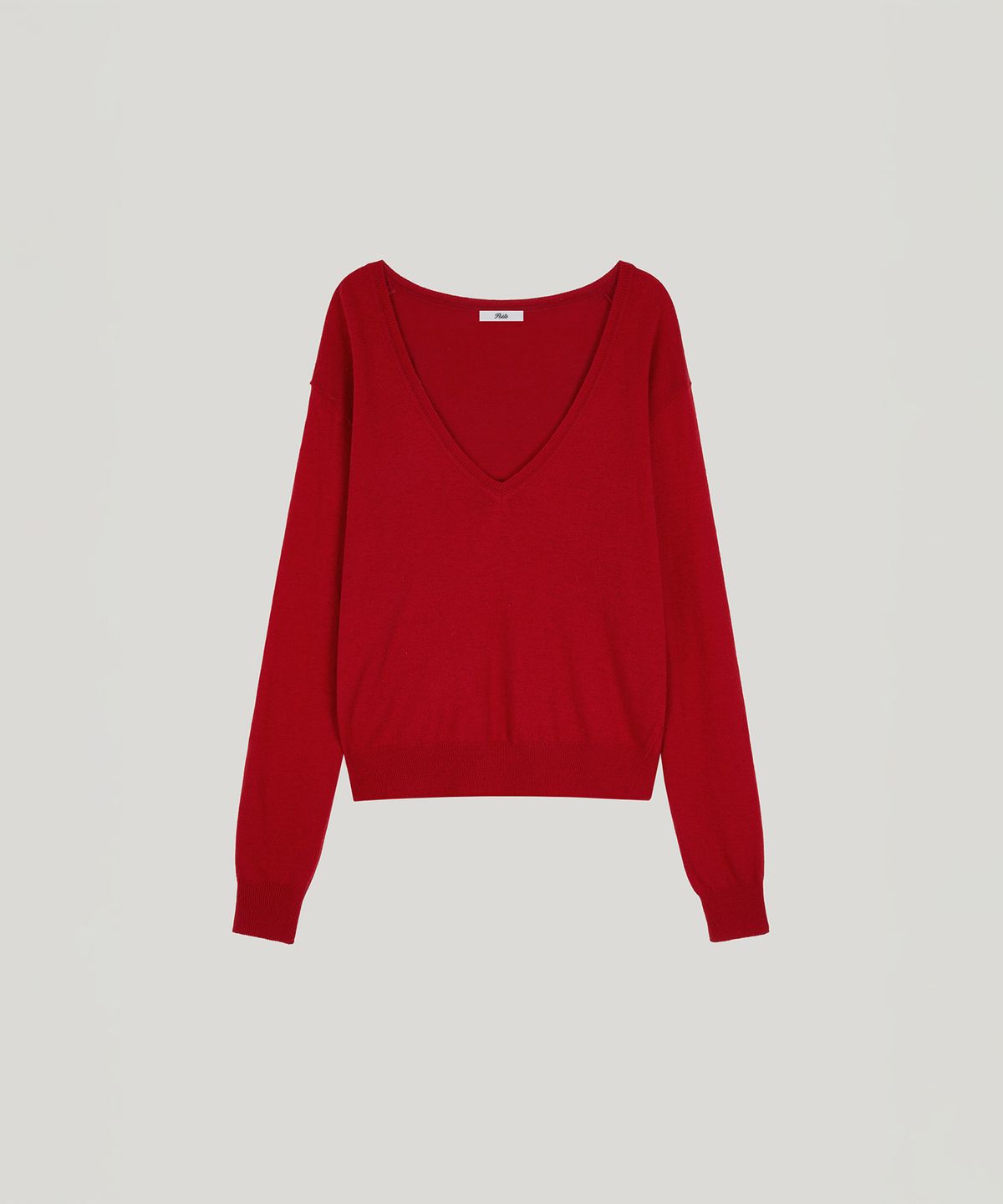 포에트서울(POETSEOUL) Deep V knit_red