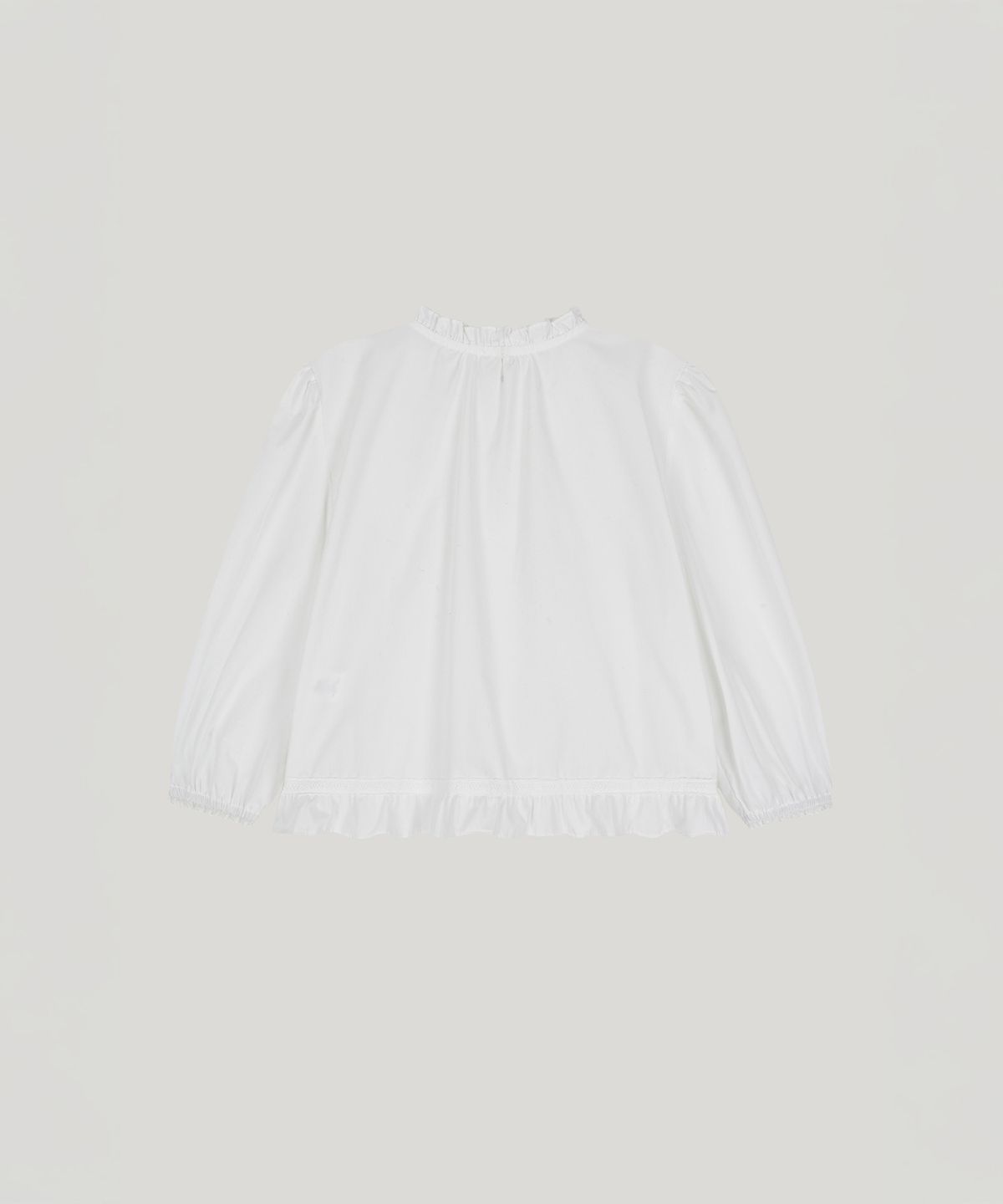 포에트서울(POETSEOUL) Bunny Frill Blouse_ivory