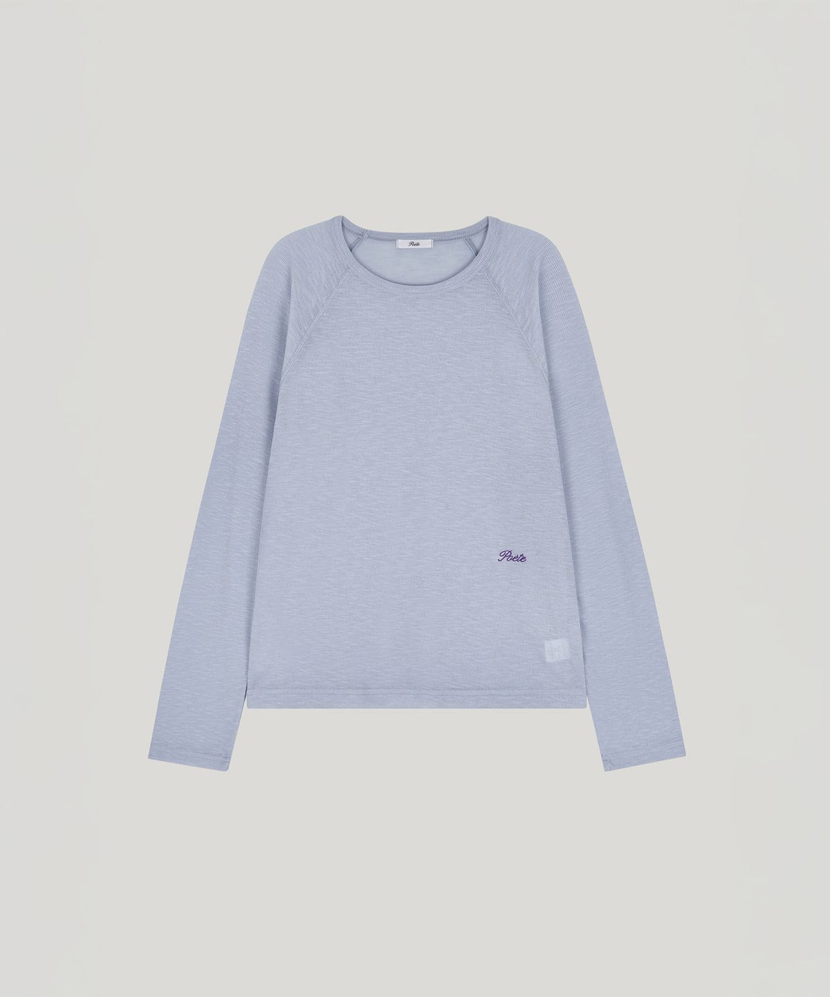 포에트서울(POETSEOUL) airy raglan t-shirt_ice blue