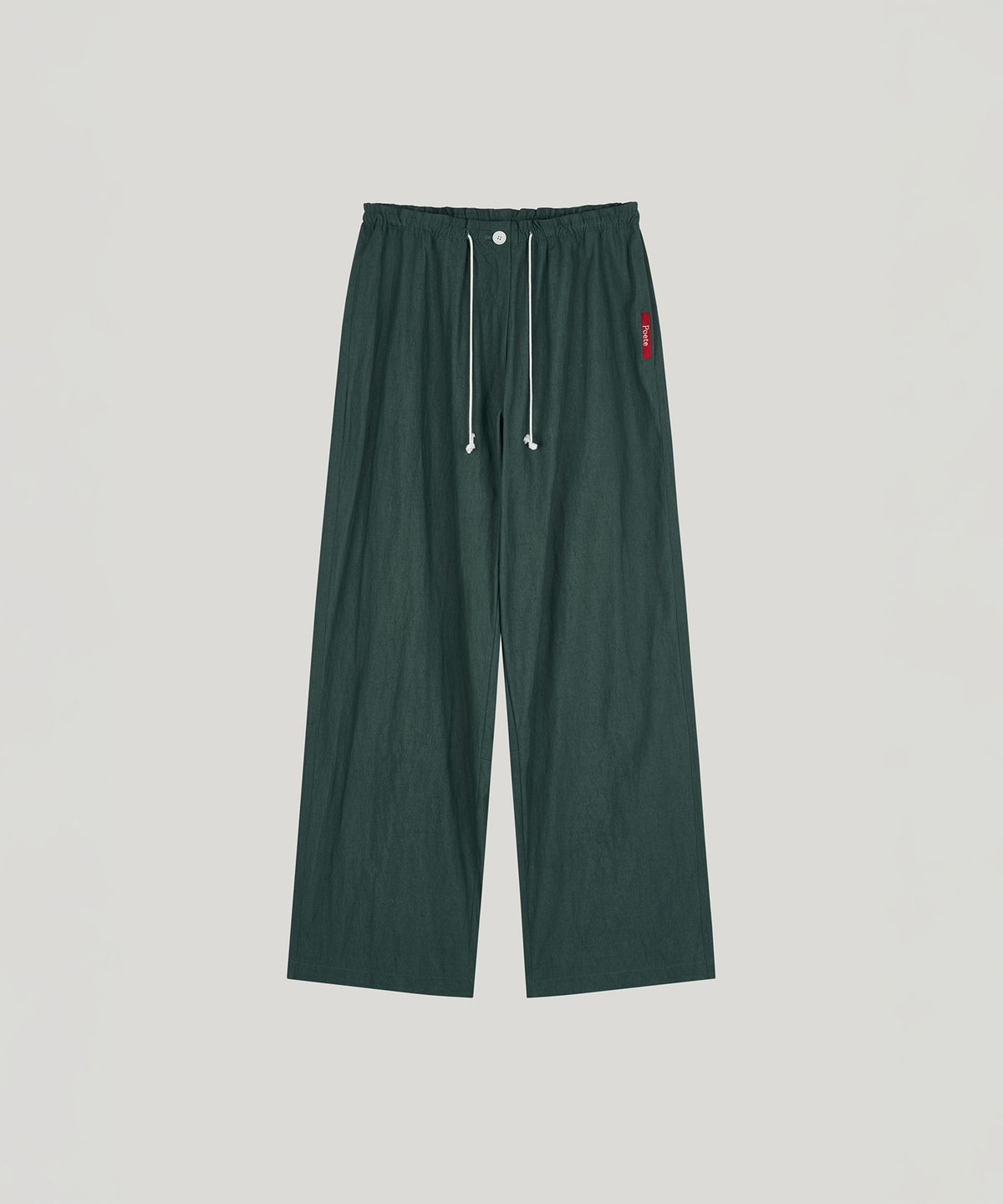 포에트서울(POETSEOUL) soft wide pants_rich green