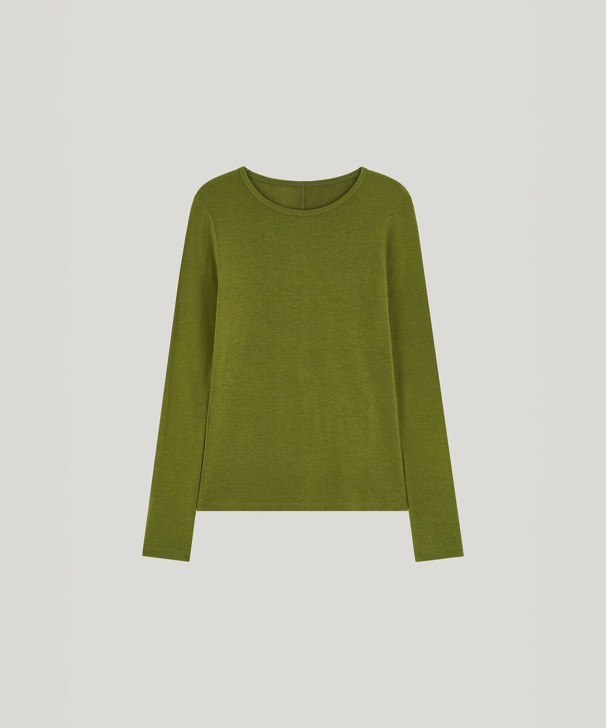 포에트서울(POETSEOUL) wool line t-shirt_olive