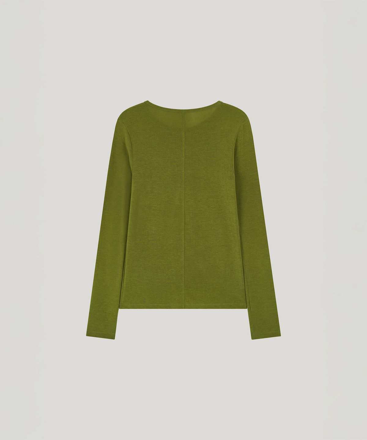 포에트서울(POETSEOUL) wool line t-shirt_olive