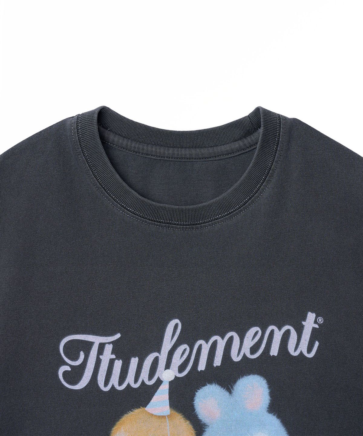 튜드먼트(TTUDEMENT) TTUDDI FRIENDS T-SHIRT_CHARCOAL