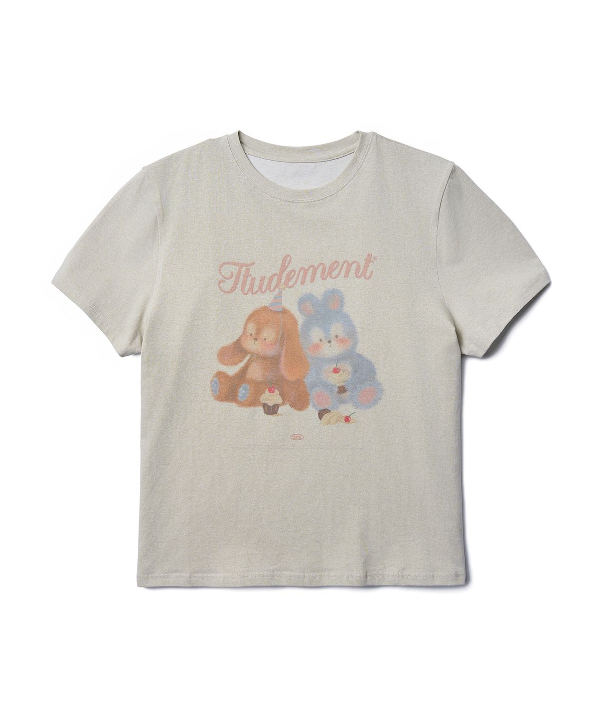 튜드먼트(TTUDEMENT) TTUDDI FRIENDS T-SHIRT_BEIGE