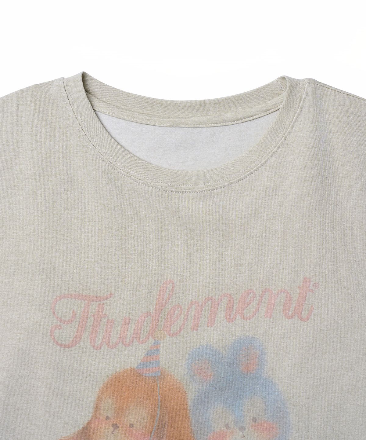 튜드먼트(TTUDEMENT) TTUDDI FRIENDS T-SHIRT_BEIGE