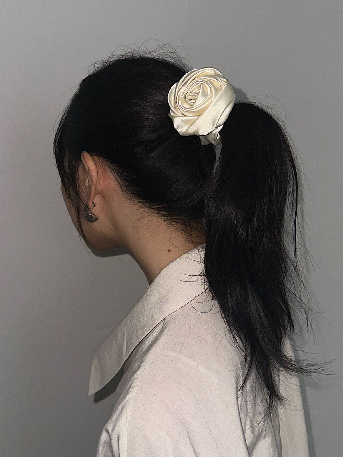 아포엠(APOEM) Rose Satin Scrunchie (2C) **Buying
