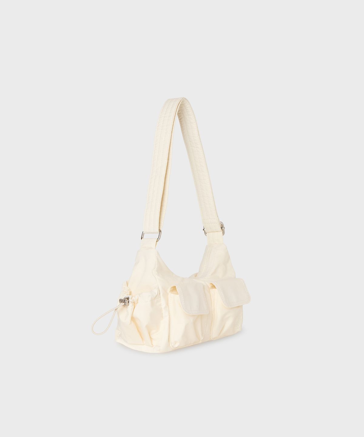 후아유(WHO.A.U) Double Pocket Hobo Bag / WHBGG2322A