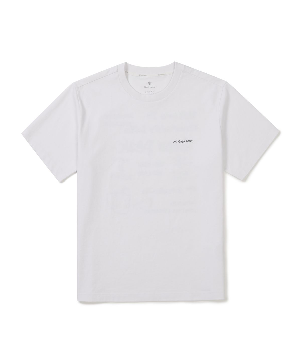 스노우피크 어패럴(SNOWPEAK APPAREL) 에어로쿨 두들 그래픽 반팔 티셔츠 (S26MUFTS30) White