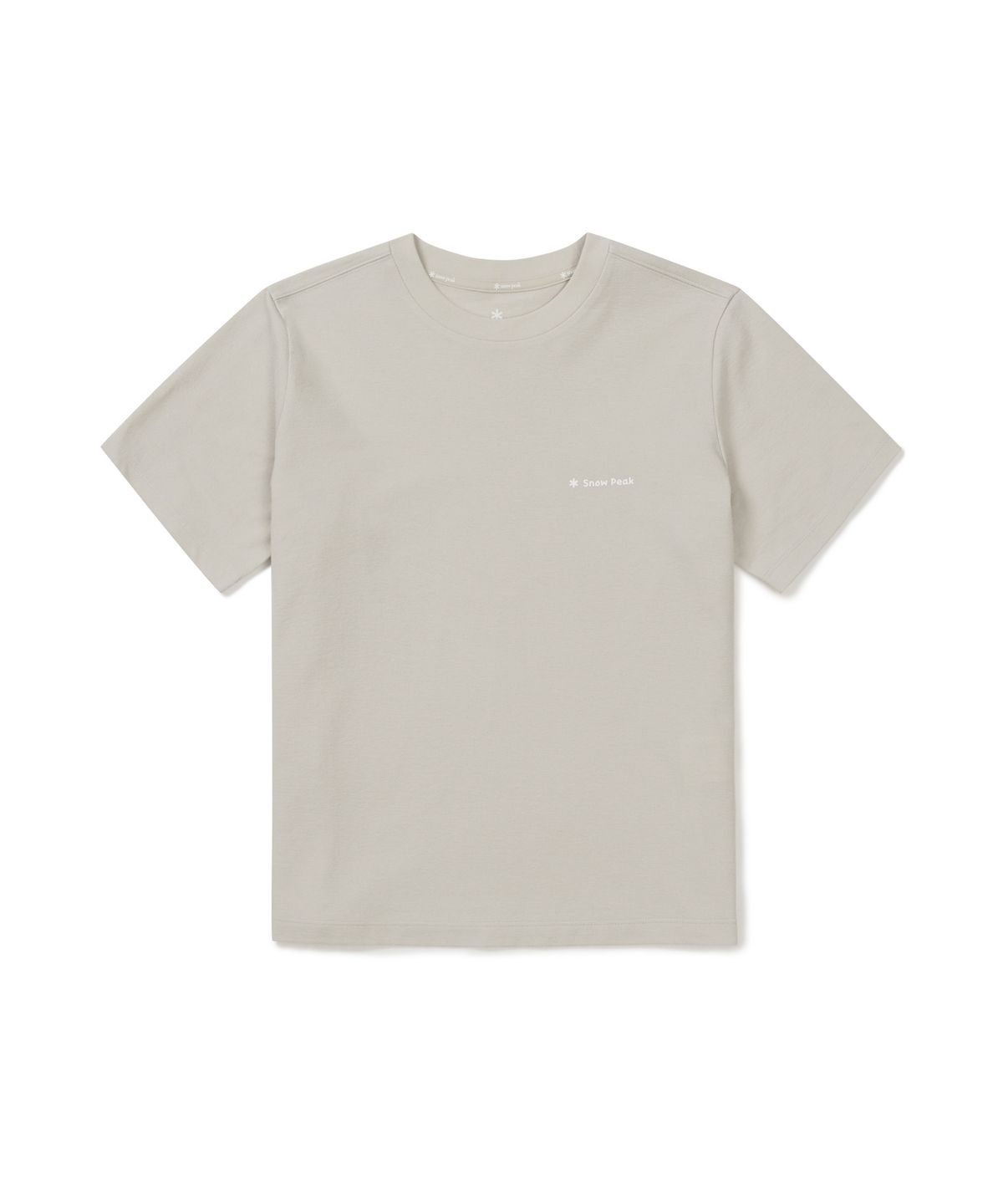 스노우피크 어패럴(SNOWPEAK APPAREL) 소로나 여성 세미크롭 반팔 티셔츠 (S26MWFTS05) Sand Beige