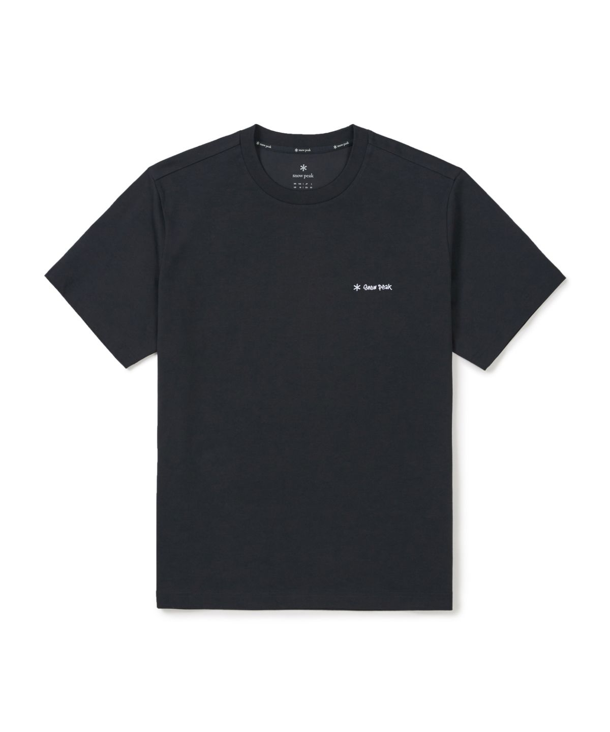 스노우피크 어패럴(SNOWPEAK APPAREL) 에어로쿨 두들 그래픽 반팔 티셔츠 (S26MUFTS30) Dark Navy