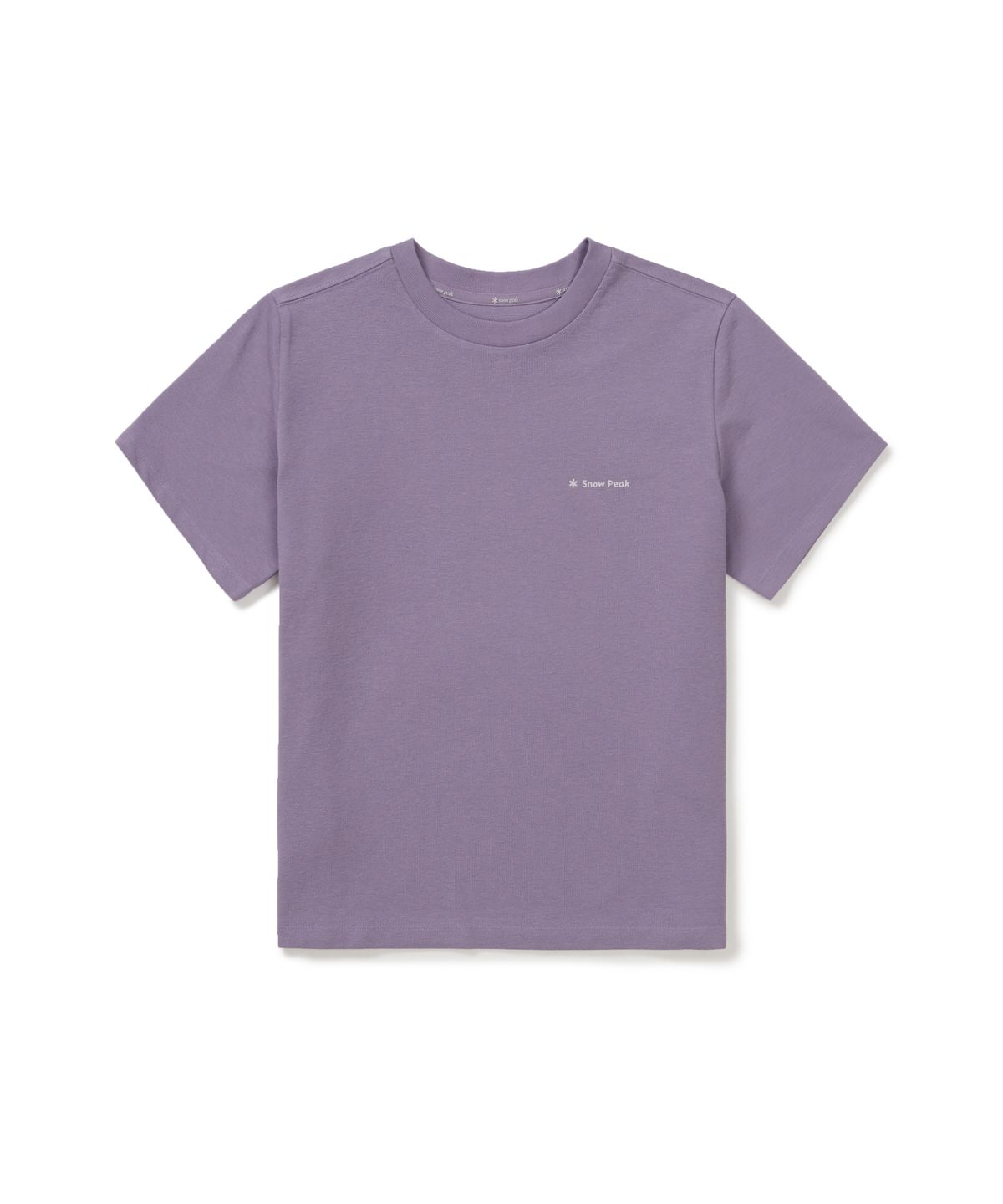 스노우피크 어패럴(SNOWPEAK APPAREL) 소로나 여성 세미크롭 반팔 티셔츠 (S26MWFTS05) Purple